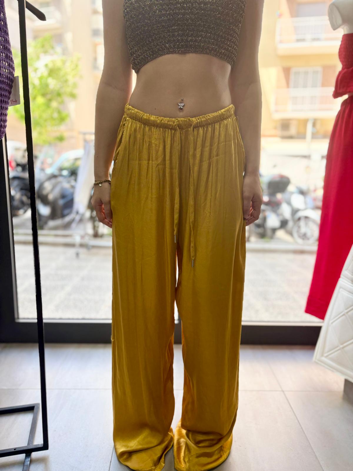 Pantalone satin